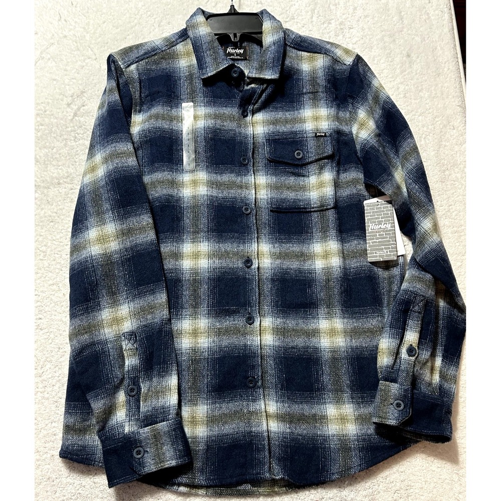 Hurley Portland Heavyweight Nightforce Men's Small Flannel Shirt (R2)